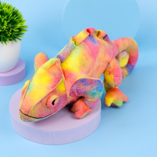 Мягкая игрушка-сквиш "Хамелеон" 60 см