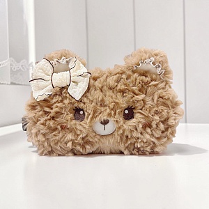 Маска для сна "Cute bear" с бантиком