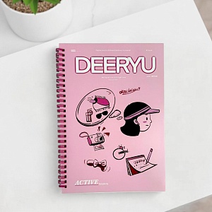 Тетрадь на кольцах "Deeryu" B5, розовый