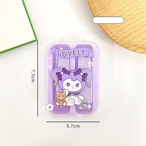 Набор для маникюра "Tulip" Куро, фиолетовый