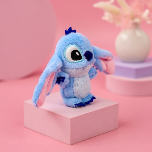 Мягкий брелок "Милый глазастик" №1, голубой  12см