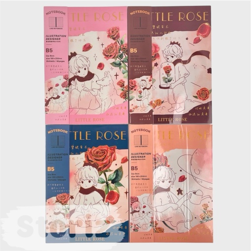 Блокнот "Little rose" А5, в аcсортименте 1шт