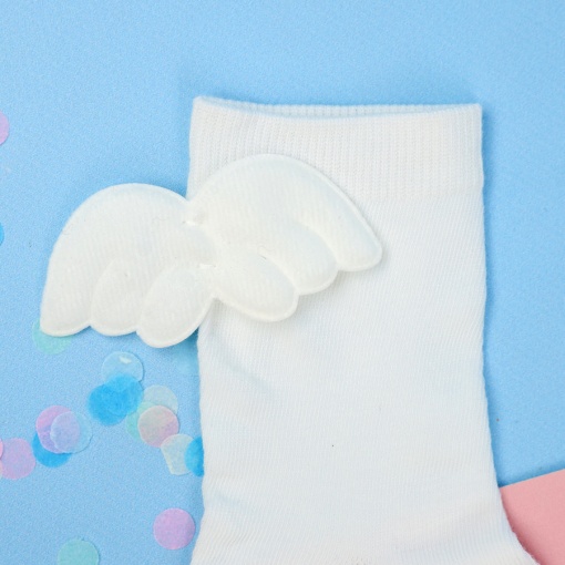 Носки "Крылья ангела", белый, р.36-39