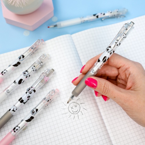 Ручка "Panda" в ассортименте 1шт. (черный)