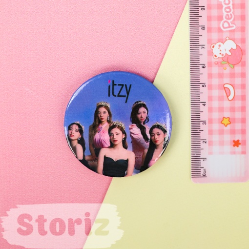 Значок круглый "K-pop" Itzy №1, 56мм