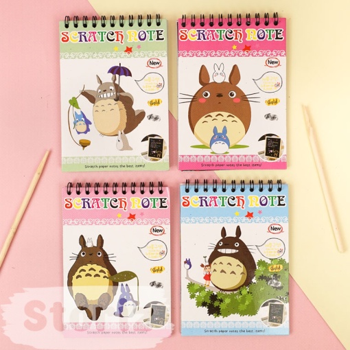Блокнот "Scratch note Totoro" 14x10 см
