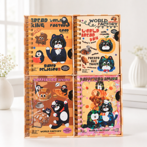 Набор блокнотов "Cat candy" spiral, в ассортименте 20шт