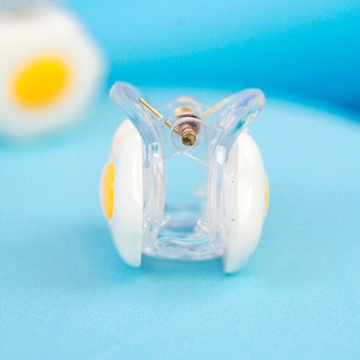 Заколка для волос "Яичница" A