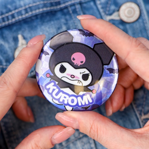 Набор круглых значков "Куро" 58 мм, 4шт