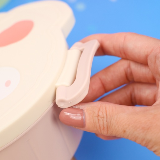 Ланчбокс "Зайка" белый оптом