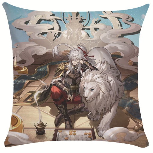 Подушка декоративная  "Honkai Impact" Цзин Юань, 40x40см