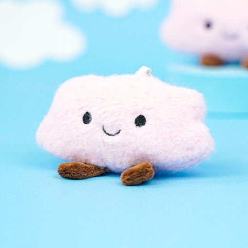 Мягкий брелок "Облако" розовый, 10 см