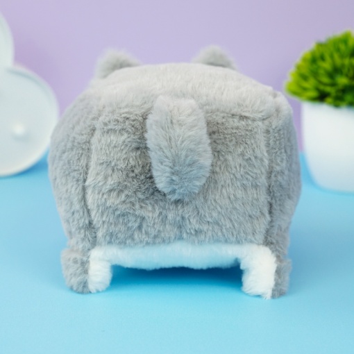 Мягкая игрушка "Котенок" серый, 15 см