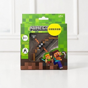 Комплект брелков "Майн" лук и стрела, 2шт, серо-коричневый