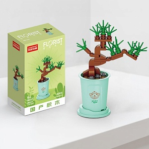 Конструктор "Florist" можжевельник в горшочке №8814-9 (48 дет.)