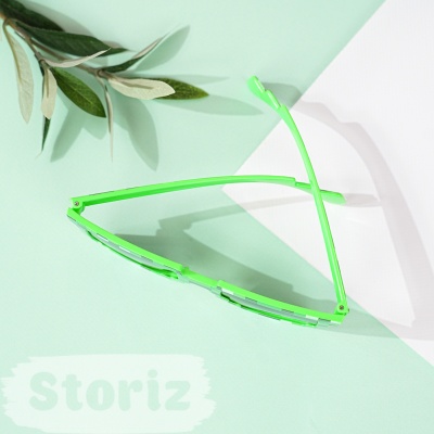 Солнцезащитные очки "Пиксели" классик, зеленые