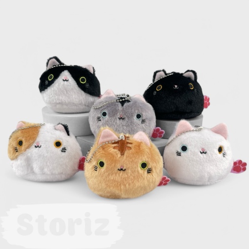 Мягкая игрушка "Кото-шарик Антистресс" 7 см,. в ассортименте 1 шт.