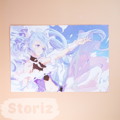 Набор постеров "Hatsune Miku" 8 шт, 42х29см оптом