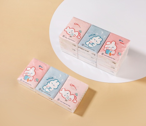 Набор салфеток бумажных "Будни кролика" в ассортименте, 9уп