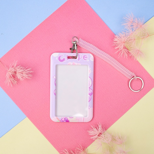 Брелок-чехол для карты "Unicorn", grape creum