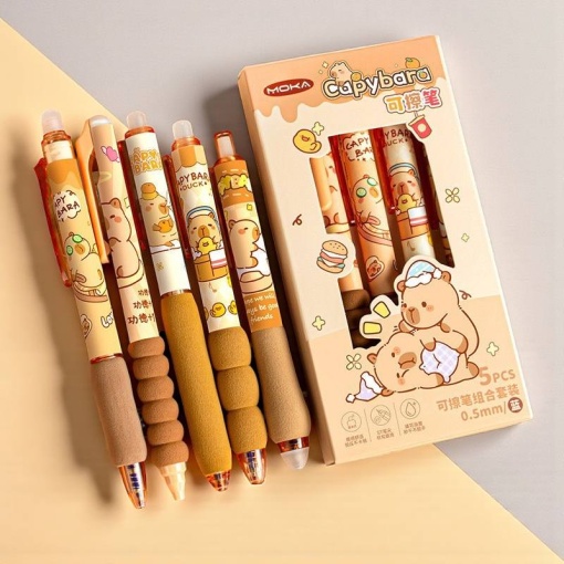 Ручка "Moka" Капибара №2997, в ассортименте 1шт (синий 5 шт)