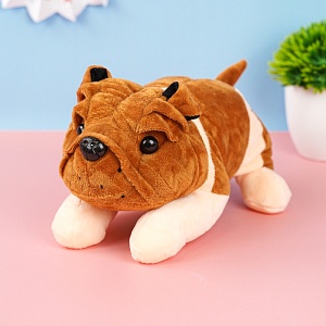 Мягкая игрушка "Шарпей" рыжий, 27см