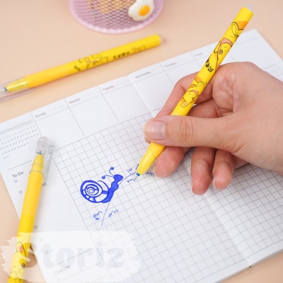 Ручка со стирающимися чернилами и стирашка "Милый Пика-Пика"