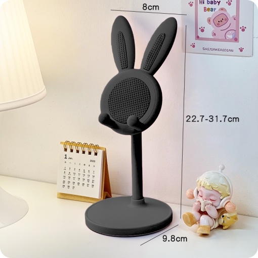 Подставка для телефона "Зайка" черный