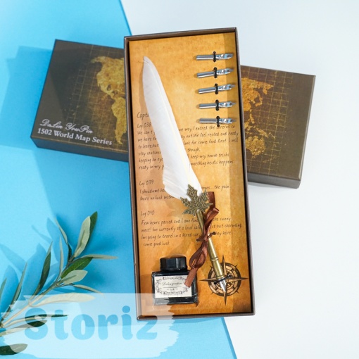 Подарочный набор "Feather wind rose" белый