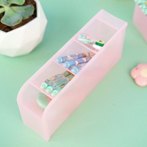 Органайзер для канцелярии "Color" розовый, 5x20.6x9.3 см