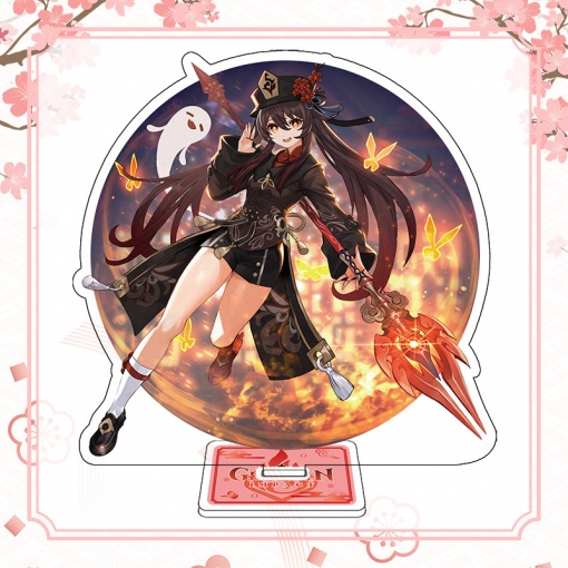 Фигурка акриловая "Genshin Impact" Ху Тао №05 оптом