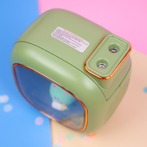 Мини-увлажнитель "Cute TV" зеленый (USB) оптом