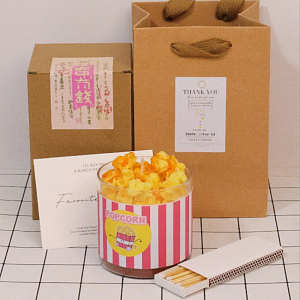 Свеча ароматическая "Popcorn" в ассортименте 1шт оптом