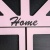 Доска для записей "Home", розовый оптом