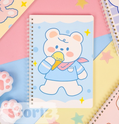Блокнот "Bear&Bunny" A5, (набор 4шт)