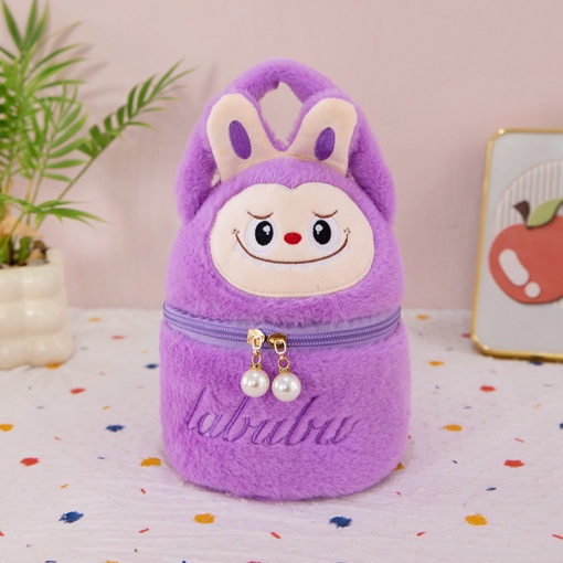 Сумочка плюшевая "Pouch" Labubu, фиолетовый