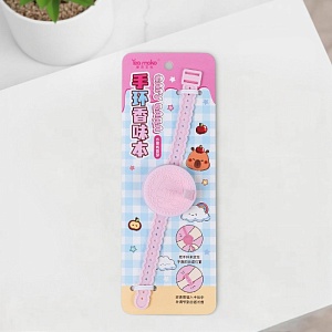 Блокнот-браслет "Yea moko" капибара №9326, розовый