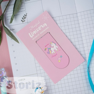 Закладка "Unicorn" розовый