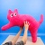 Мягкая игрушка-подушка "Кошечка Мяу" ярко-розовый, 100 см