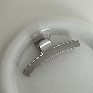 Заколка-крабик "Серебро" 