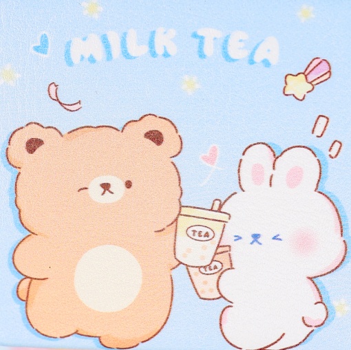 Зеркальце карманное "Bear&Bunny" 829CP, в ассортименте