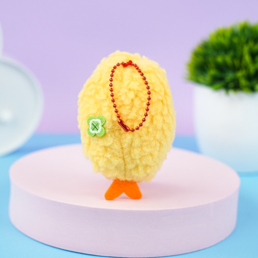 Мягкий брелок "Пингвин в креветке" 12 см