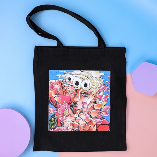 Сумка тканевая "Джоджо", черный, 1215-A