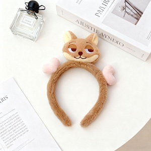 Ободок "Zoo town" сердечки, лис