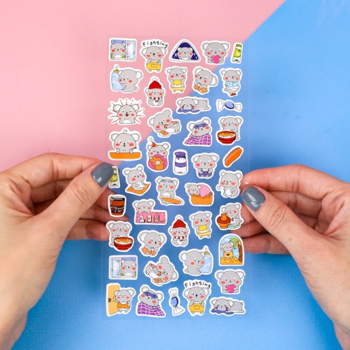 Набор наклеек "Happy Animals" Коала, 1 лист