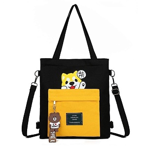 Сумка тканевая "Корги" оптом со склада в Москве