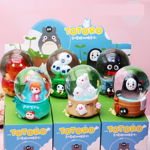 Набор Snow globe Surprise "Miyazaki" с подсветкой и музыкой, в ас-те 6шт оптом