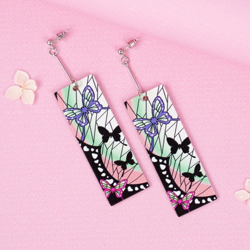 Серьги-гвоздики "Шинобу Кочо"