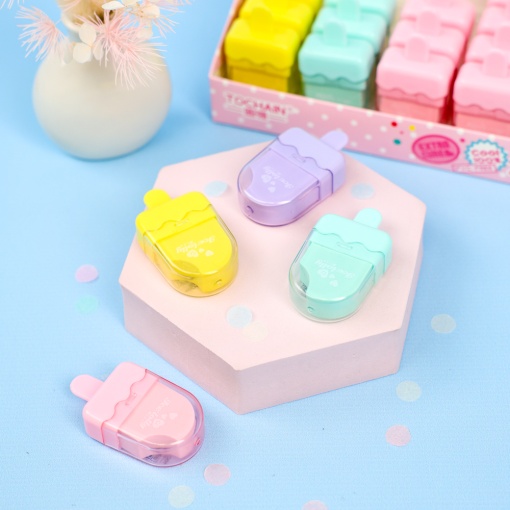 Набор стирательных резинок "Мороженое" №1852, 24шт