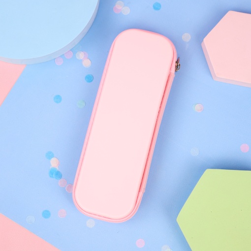 Пенал "Зайка" №7101, розовый, 22х8х4 см